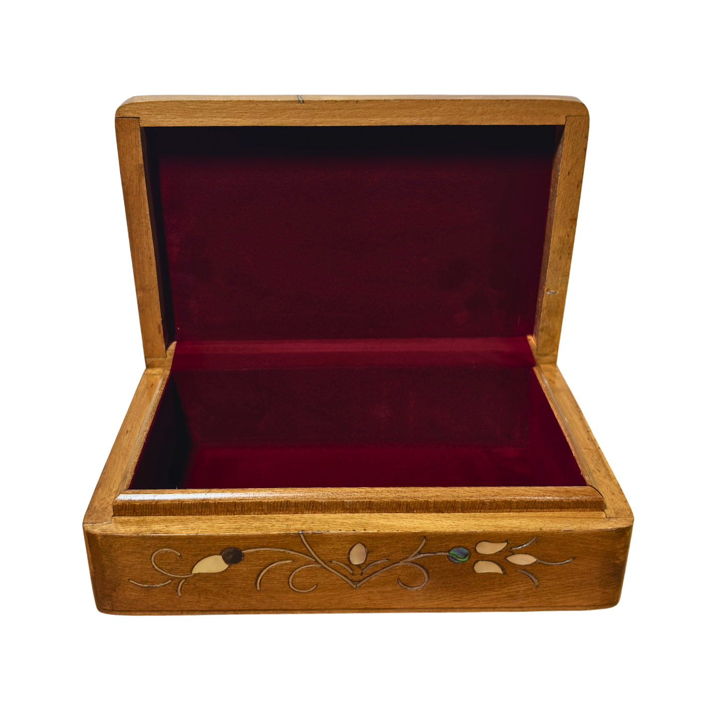 Boîte Damasquine de Luxe Artisanale – Nacre & Velours