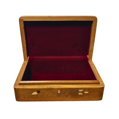 Boîte Damasquine de Luxe Artisanale – Nacre & Velours