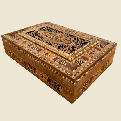 Caja Damasquina de Joyas y Recuerdos – Elegancia Artesanal