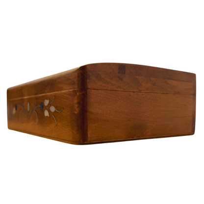 Boîte Damasquine de Luxe Artisanale – Nacre & Velours