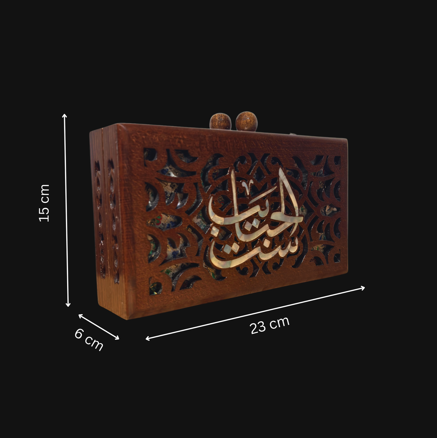 Mother – Pochette Damascène de Luxe en Nacre & Brocart