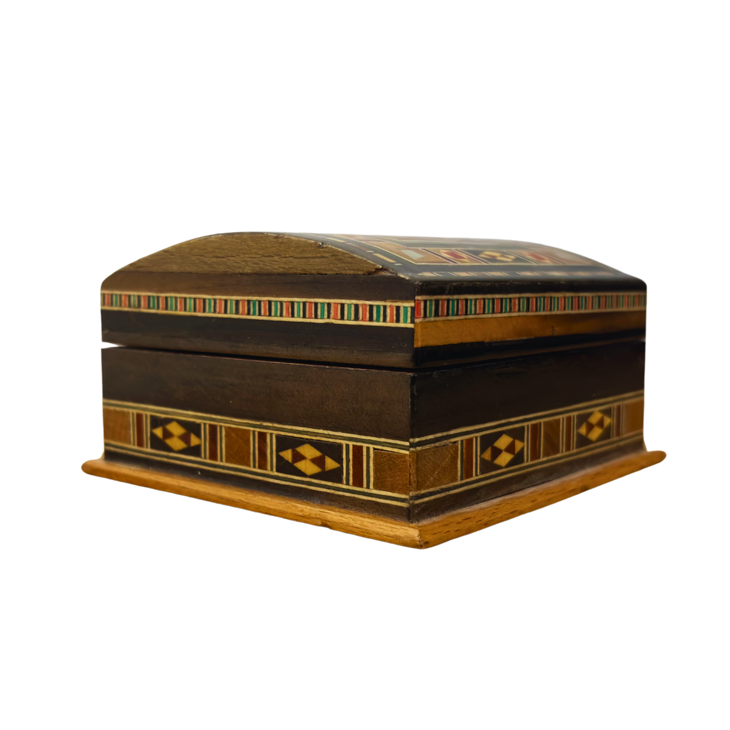 Scatola in Mosaico Artigianale di Damasco – Arte Tradizionale & Velluto